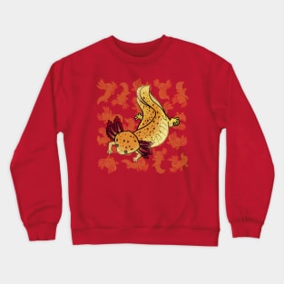 Copper axolotl mud puppy shirt Crewneck Sweatshirt